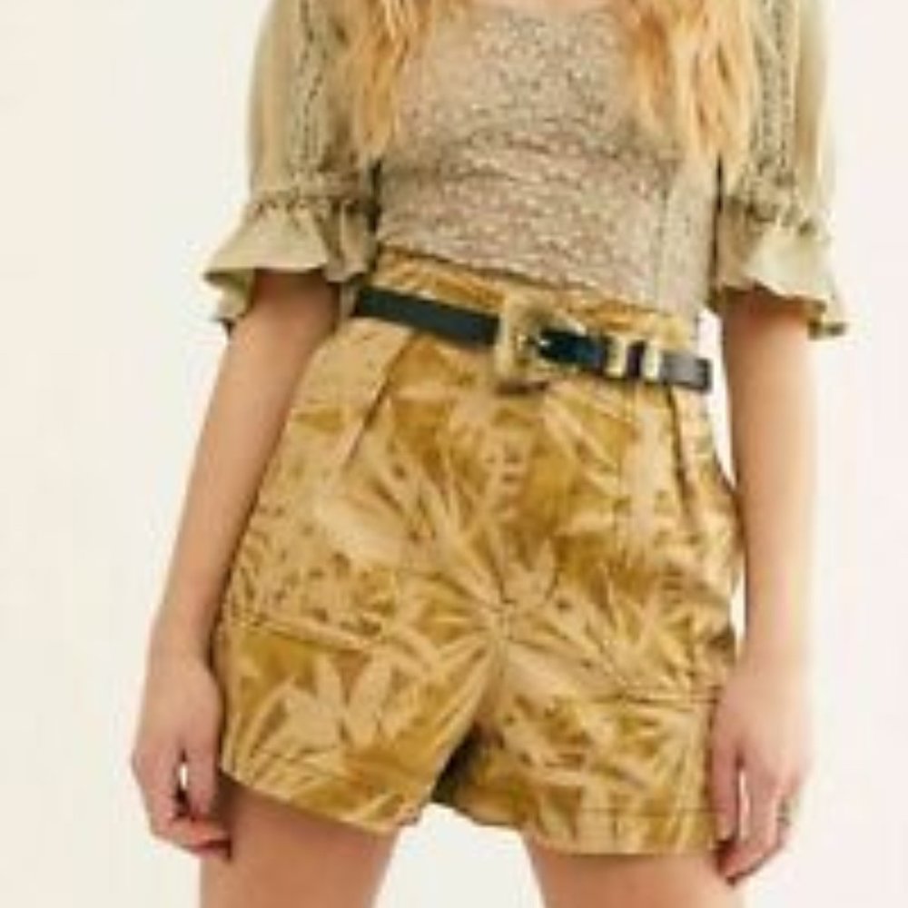 FREE PEOPLE High Rise Utility Shorts NWOT - Picture 9 of 11